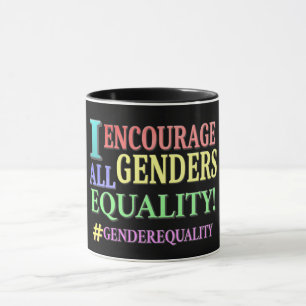 "ALL GENDERS EQUALITY" Cute Design. Buy Now Mug