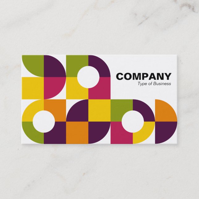All Geometric v10 Business Card (Front)
