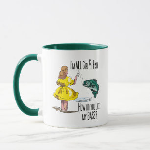 All Girl Fishing Shirts Mug