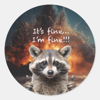 All good classic round sticker