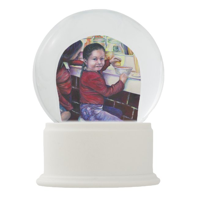 All Good Girls Get Ice Cream Snow Globe (Front)