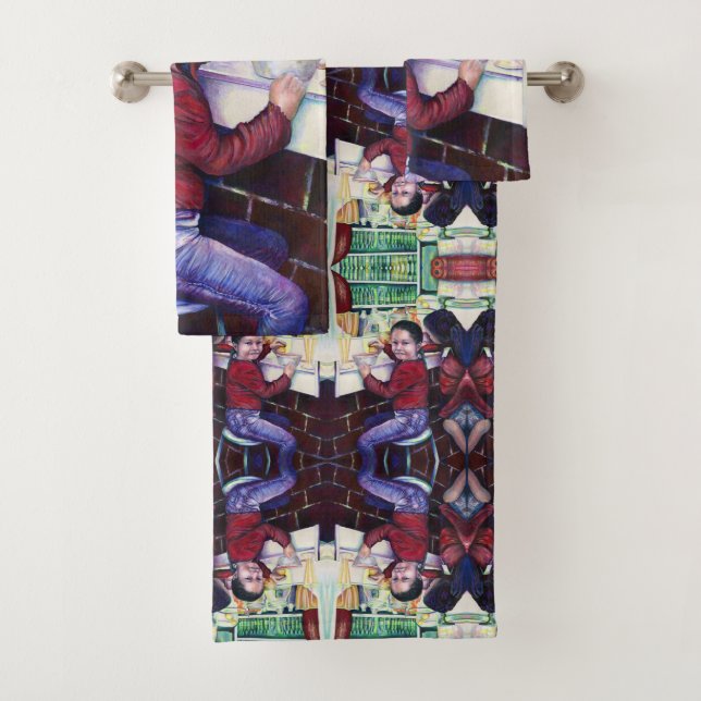 All Good Girls Gets Ice Cream Bath Towel Set (Insitu)