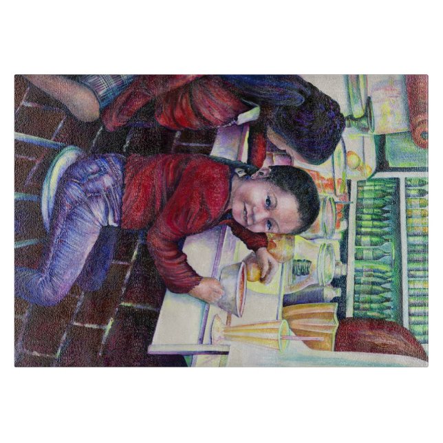 All Good little Girls get Ice Cream, Mexico Cutting Board (Front)