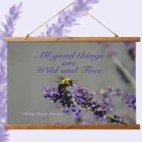 All Good Things Wild and Free Bumblebee Lavender