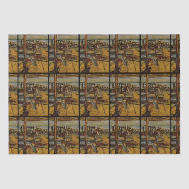 All Great Paintings Start with One Brush Stoke Tissue Paper (Front)