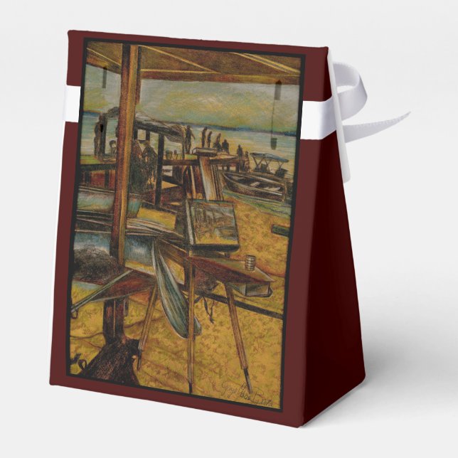 All Great Paintings Starts with One Brush Stoke Favour Box (Back Side)