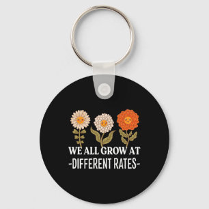 All Grow At Different Rates Back To School Teacher Key Ring