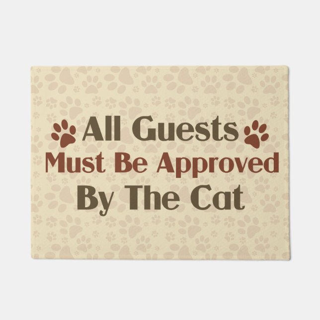 All Guests Approved by Cat Doormat (Front)