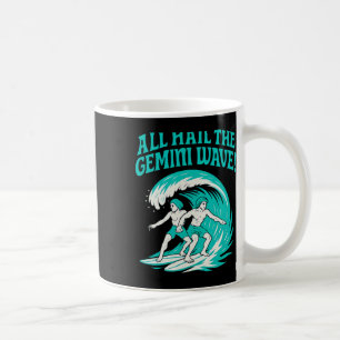 All Hail The Gemini Wave Astrology Zodiac Surfing Coffee Mug
