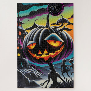 All Hail the Pumpkin-Thing - Ken Gauge Art Jigsaw Puzzle