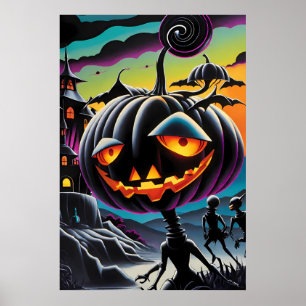 All Hail the Pumpkin-Thing - Ken Gauge Art Poster