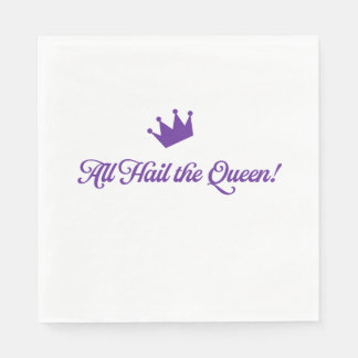 All Hail the Queen Party Napkins