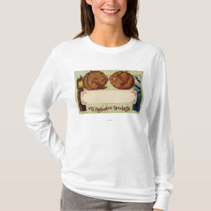 All Halloween GreetingsPumpkins Kissing T-Shirt