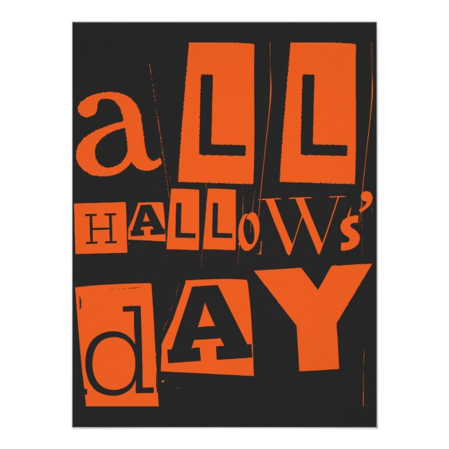 All Hallows Day Poster (Front)