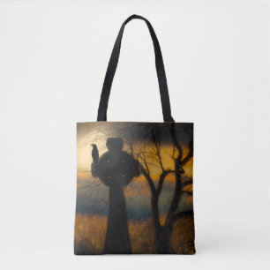 All Hallows' Eve Crow Tote Bag