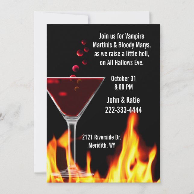 All Hallows Eve Party Invitaton Invitation (Front)