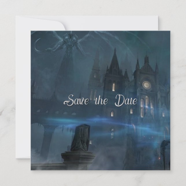 All Hallows Eve Save The Date (Front)