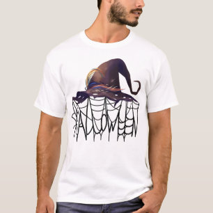 All Hallow's Eve Scary Pumpkin With Glowing Eyes i T-Shirt