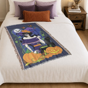 All Hallow's Eve Throw Blanket