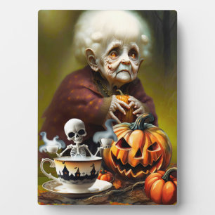 All Hallows Tea Time Plaque
