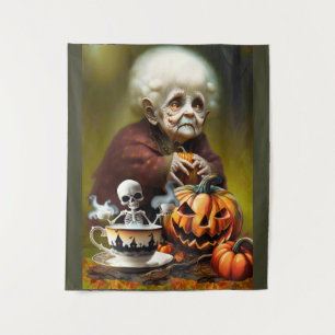 All Hallows Tea Time Tapestry