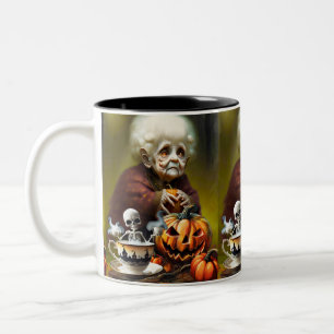 All Hallows Tea Time Two-Tone Coffee Mug