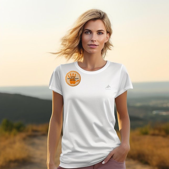 All Hands Support Multiple Sclerosis Awareness 6 Cm Round Badge (Creator Uploaded)