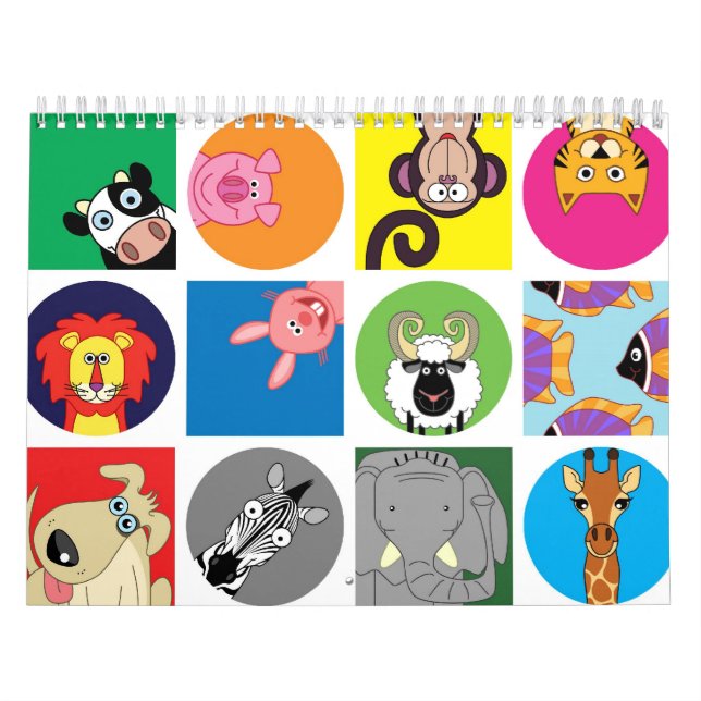 ALL HAPPY ANIMALS CALENDER CALENDAR (Cover)