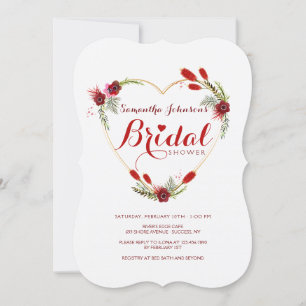 All Heart Bridal Shower Invitation