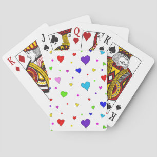 All Hearts multi-coloured Classic Playing Cards