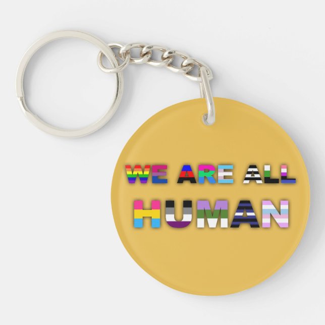 All Human Light Key Ring (Front)