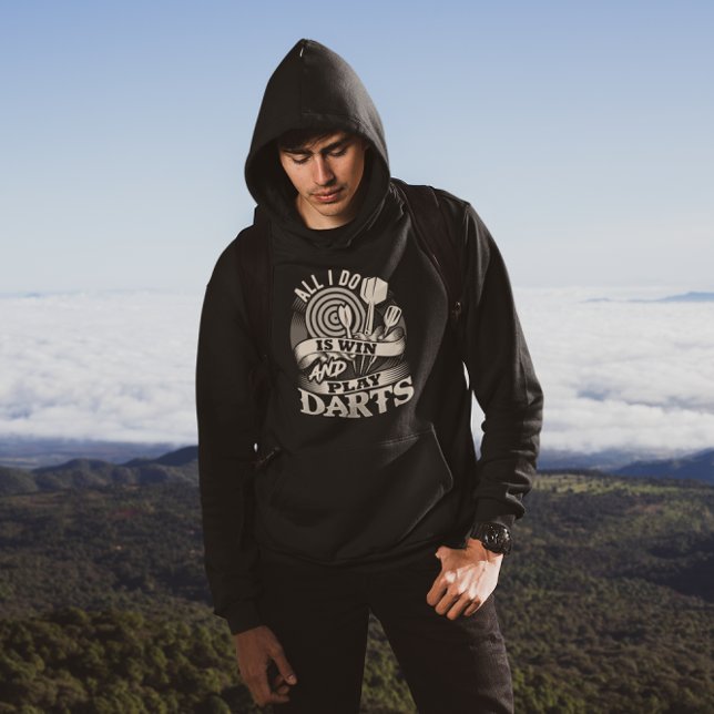 All I Do is Win and Play Darts - League Champion Hoodie (Creator Uploaded)