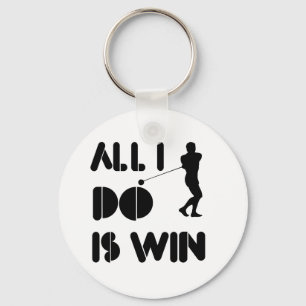All I Do Is Win At Hammer Key Ring