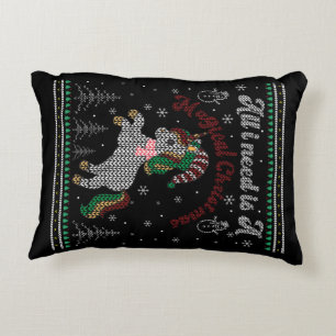 All I Need Is A Magical Christmas, Unicorn Decorative Cushion
