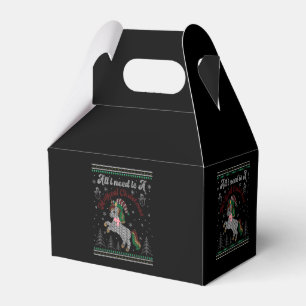 All I Need Is A Magical Christmas, Unicorn Favour Box