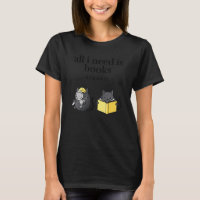 All I Need is Books and Cats Women's  Tuxedo Cat B