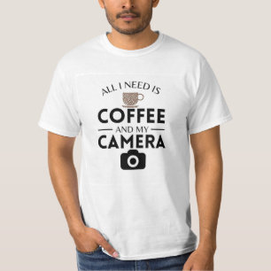 All i need is coffee and my camera T-Shirt