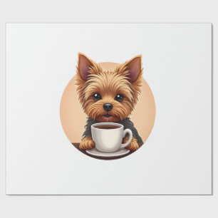 All I Need is Coffee and My Yorkie Wrapping Paper