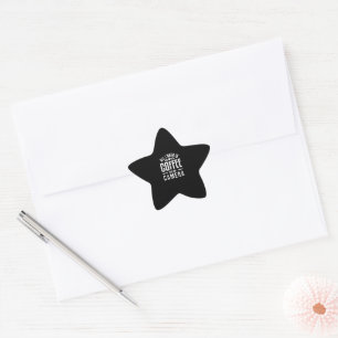 All I Need Is Coffee My Camera Photographer Photo Star Sticker
