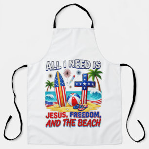 ALL I NEED IS JESUS APRON