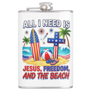 ALL I NEED IS JESUS HIP FLASK