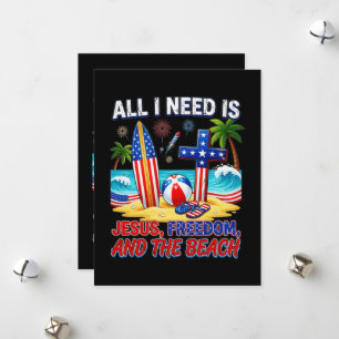 ALL I NEED IS JESUS HOLIDAY CARD