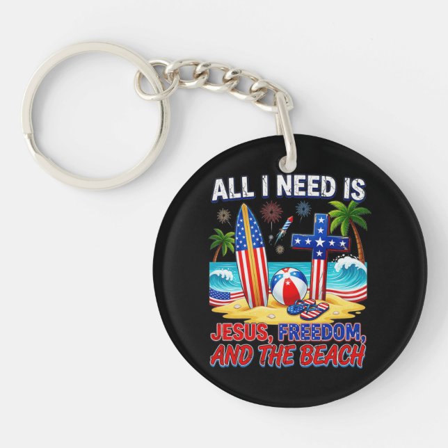 ALL I NEED IS JESUS KEY RING (Front)