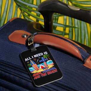 ALL I NEED IS JESUS LUGGAGE TAG