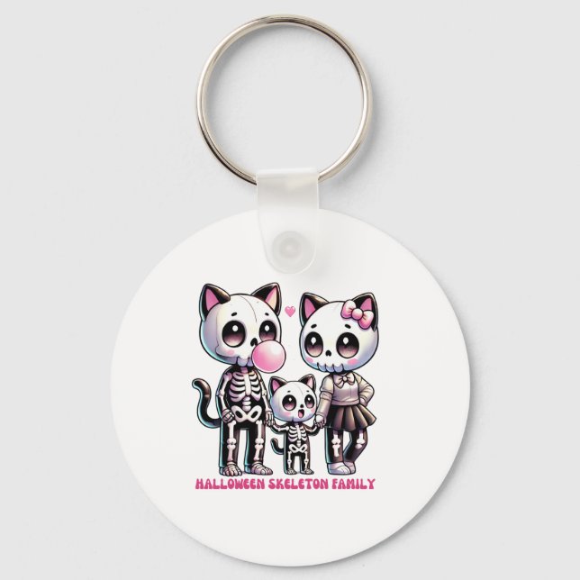 All I Need Is Jesus & My Cat  Key Ring (Front)