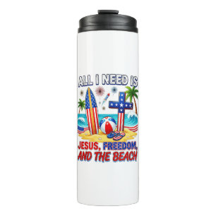 ALL I NEED IS JESUS THERMAL TUMBLER