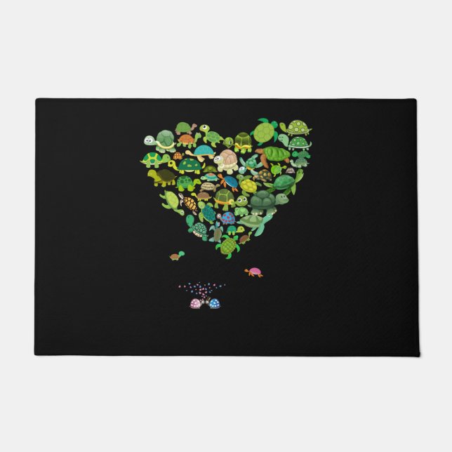 All i need is love a turtle doormat (Front)