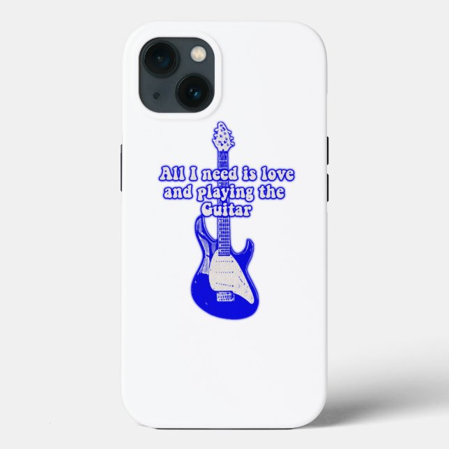 All i need is love and playing the guitar Case-Mate iPhone case (Back)