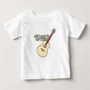 All i need is my guitar. positive words. vintage baby T-Shirt
