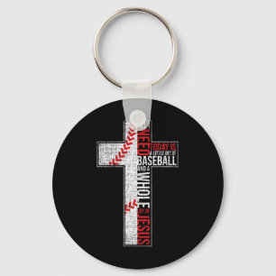 All I Need Is Sell And Jesus Christian Cross Faith Key Ring